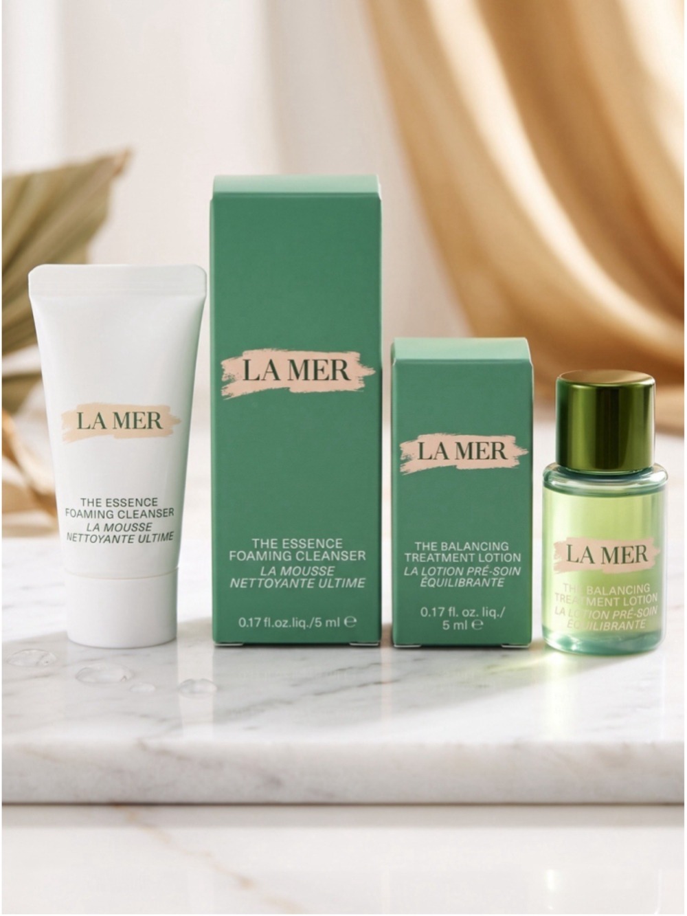 La Mer Foaming Cleanser Lotion Travel Size Set